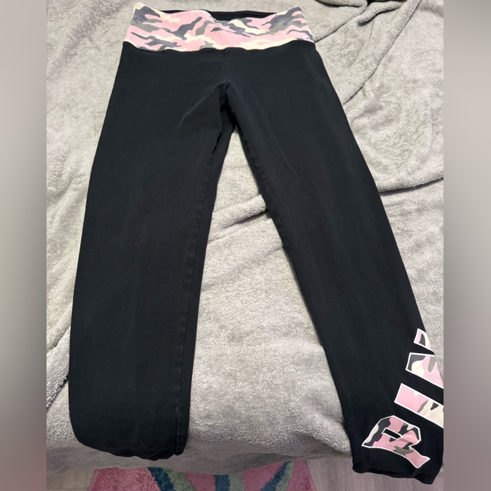 Pink yoga pants